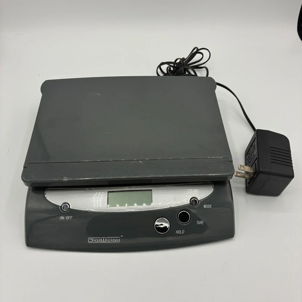 DigiWeigh DW-56BPB Digital Postal Shipping Scale 56 lb 0.1 oz w/ Adapter tested